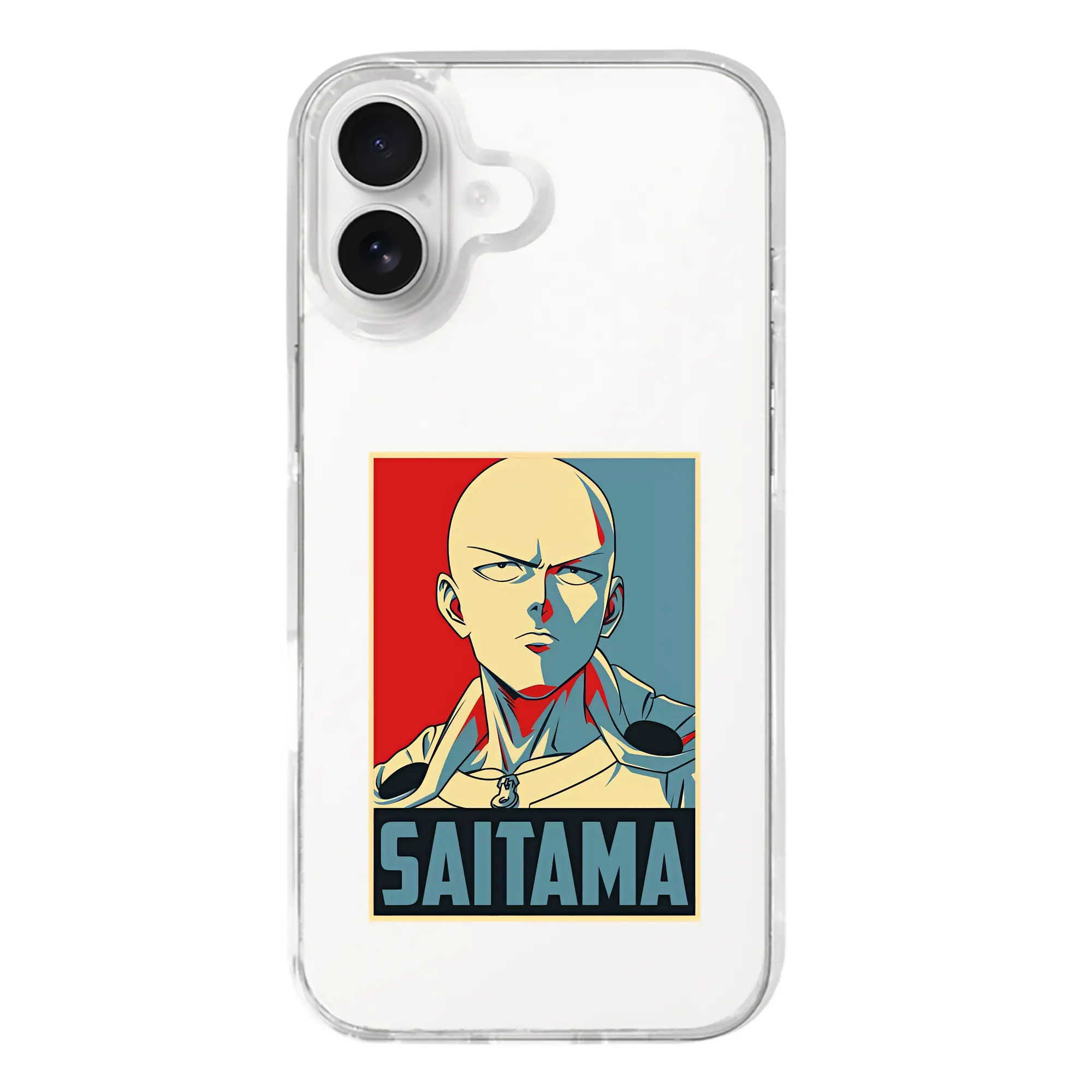 ワンパンマン グッズ サイタマ - iPhone 17シリーズ 透明スマホケース – 薄型・耐衝撃・精密フィット保護カバー